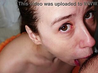 Asian guy gets worshipped by big titted slut in POV