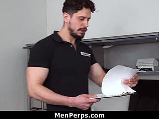 Gay mall cop punishes young shoplifter in hardcore scene