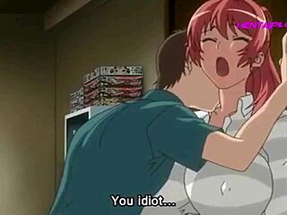 Mother in law with big ass and tits gives her stepson a birthday present in hentai form