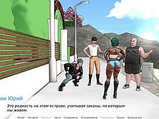 Beautiful MILF enjoys a divine heel treatment in a cartoon style