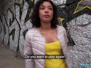Public agent's rock paper scissors game turns into hardcore outdoor sex
