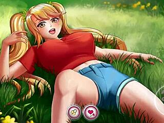 Hentai game with animated oppai and ecchi elements