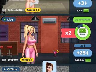 3D animated camgirls play Android games