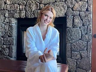 Hot redhead bride's last night of freedom gets wild