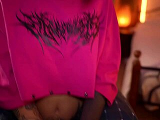 Young stepdaughter gets help from her dad for a wet pussy fuck
