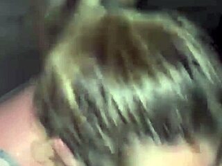 Young blonde gets sunburn and gives deepthroat blowjob