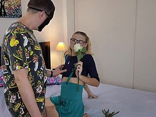 Beautiful girlfriend seduces her boyfriend’s stepbro and gets fucked hard