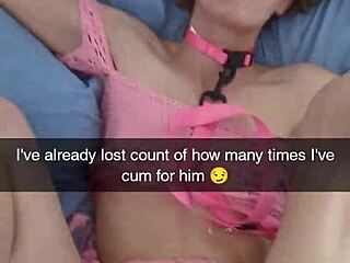 Cuckold couple's wild Snapchat session with anal creampie