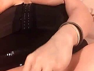 A sexy plus size woman masturbates
