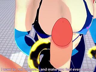 Samus Aran in a bikini in a Metroid-themed fantasy with Hentai-style illustrations