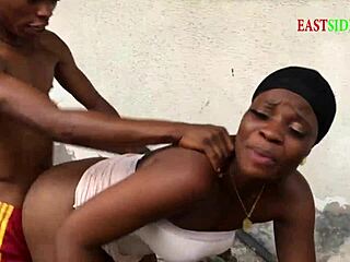 My plus sized black girlfriend has a threesome with my friend and others