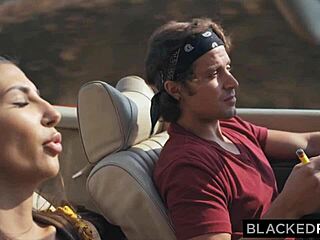 Beautiful brunette Gianna Dior has a big black cock craving and gets it fulfilled by a random man