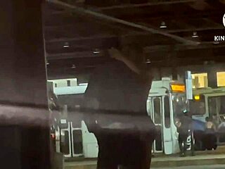 Married woman's secret affair caught on camera in public place