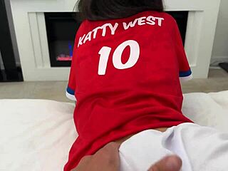 European porn star Katty West in hot outdoor action