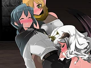 Beautiful Yume-same ami and Yuumi in a hot scene