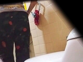 Hidden camera captures my stepmother’s bathroom activities