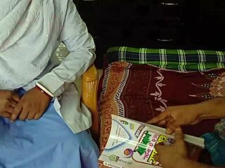 Big tits homemade Bangladeshi sex video with an Indian teacher and student