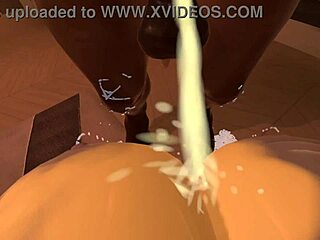 Intense dick worship culminates with hot loads on fur