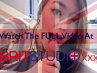 A young British girl tastes the essence of her partner