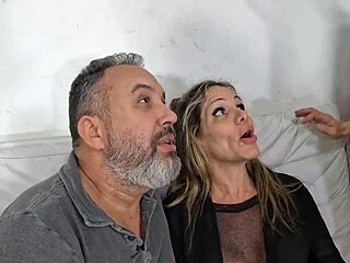 Latina MILF Sabrina's first group sex and wet pussy party