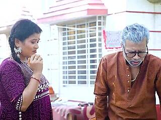 Dadaji delivers rough hardcore pounding to virgin girl in solo encounter