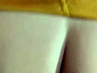 My big ass is being spanked in a mini skirt with a 20cm dildo