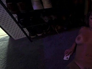 Stepmom and I fuck in shelter during tornado