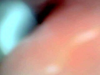 Endoscope camera recorded a man's hot sperm jetting out