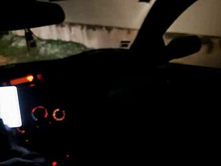 Girl in heels gets fucked by stranger in a car on the camera