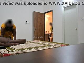 The maid cleaned the room and was paid with a cock