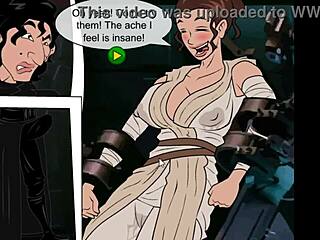 A cartoon about Star Wars, the first episode of a trilogy