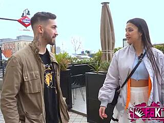 Nuria Millan's erotic public sex in Spain