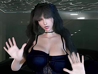 Final Fantasy Tifa Lockhart's Strip Dance - animated