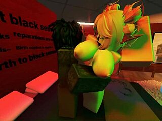 This hot blonde got railed in the snow - Roblox