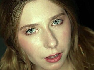 Blonde teen Mila Pie in anal action