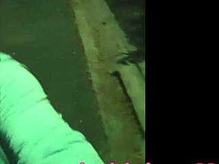 Girl is walking without a shirt in the public