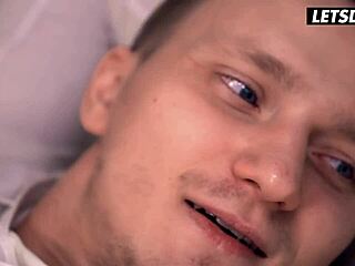 Hot Ukrainian babe Aria Logan gets a surprise