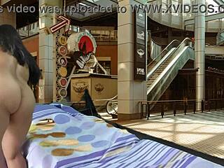 A glimpse of sex in the shopping mall with daring agarabas and olpr