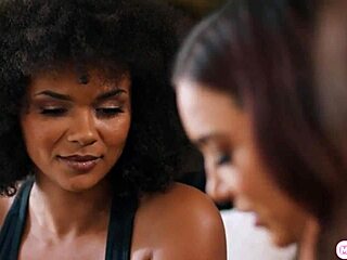 Hot ebony chick shares a house with her best friend