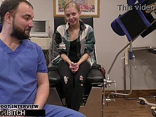 Dr. Tampa’s kinky exam for Ava Siren’s tramp stamp