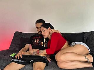 Latina Babe Surprises with Sloppy Deepthroat Action